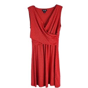 Lands' End Red Midi Dress